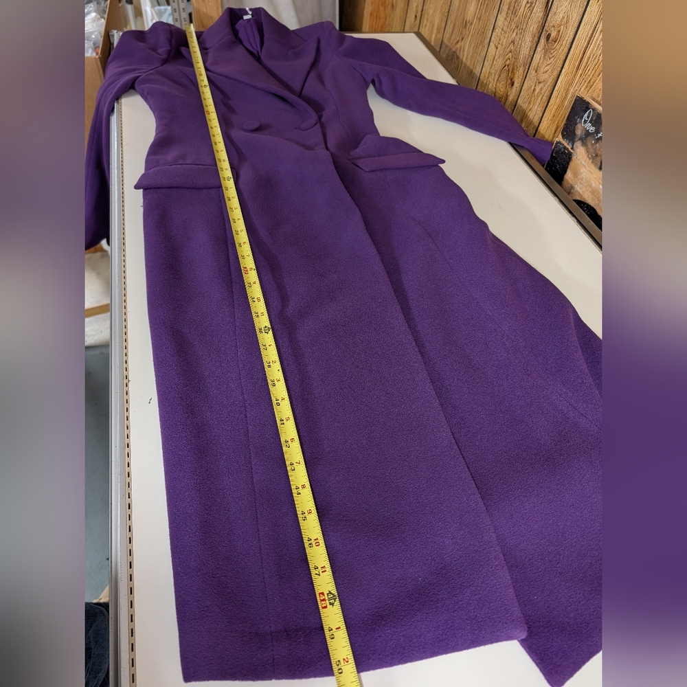 Sergio Hudson x Target Purple Long Coat - Picture 10 of 10